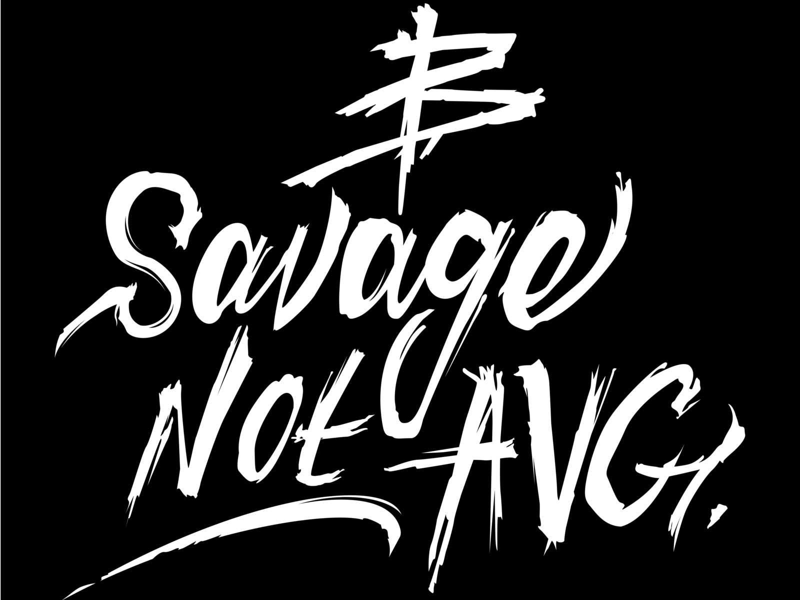 Be Savage Not Average by Docink on Dribbble