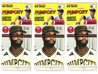 Infamous Johnny Pump baseball card baseball city graphic print pumpcity rap
