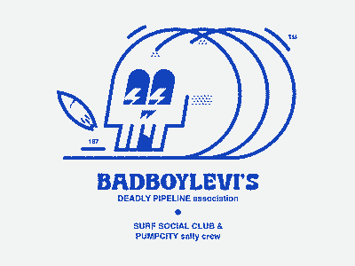 Bad Boy Levi's - surf social club artdirection branding design graphicdesign logo pumpcity surf surfing