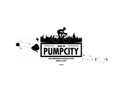 Tour de Pumpcity art design direction graphic pumpcity tee tshirt