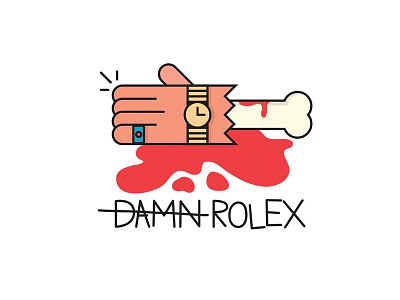 Organised Crime Club ™ - Damn Rolex design graphic ignorant mafia rolex trash