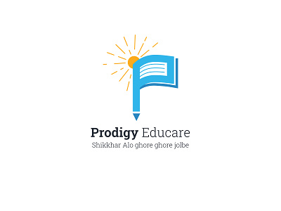 Logo design for Prodigy Educare business logo custom logo education logo flat logo illustration logo logo design logodesign minimal logo vector