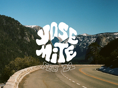 Yosemite '21 canon ae 1 design film photography lettering national park photography procreate yosemite