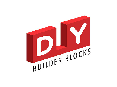 DIY Builder Blocks Logo blocks logo