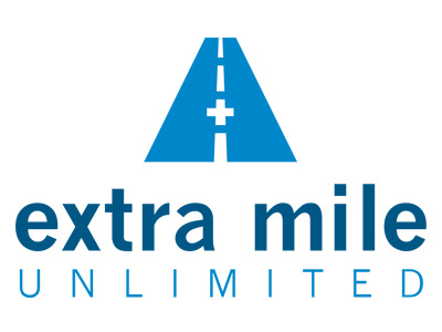 Extra Mile Unlimited logo branding logo marketing street