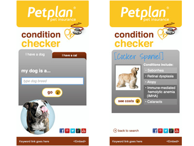 Petplan Widget