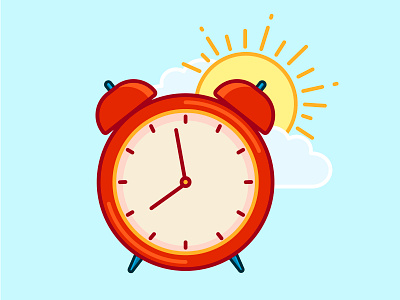 alarm clock adobe illustrator art icon iconography illustration illustrator vector vector art vector artwork