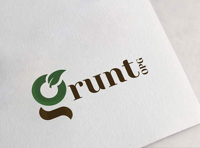 grunt final branding design logo logo design logo design concept logodesign logotype typography