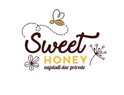 honey logo final branding design illustration logo logo design logo design concept logodesign logotype typography