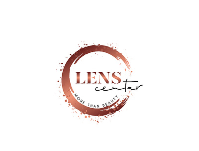 lens centar logo branding design illustration logo logo design logo design concept logodesign logotype typography