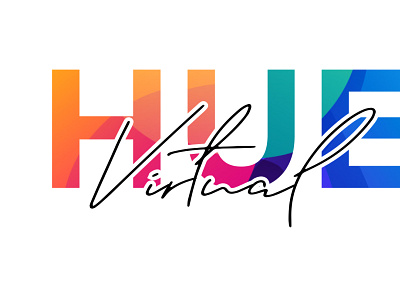 Logo design - Virtual Hue branding illustration logo logo design logotype typography