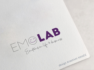 Emolab branding design logo typography