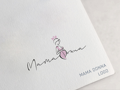 Mamadonna branding design illustration logo typography