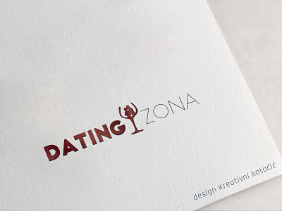 Dating Zona branding illustration logo logo design typography