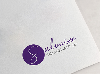 salonize logo branding design illustration logo logo design logotype typography