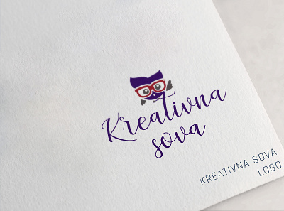 KREATIVNA SOVA LOGO branding design illustration logo logo design logotype typography