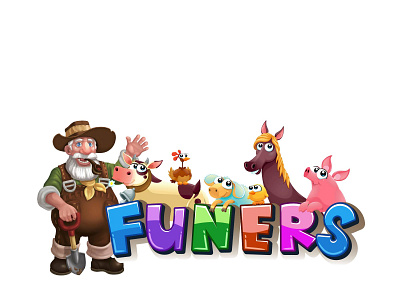 funers branding design illustration logo logo design logotype typography