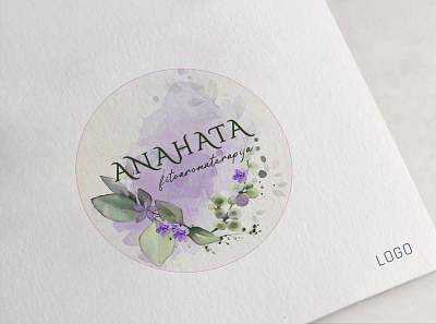 anahata logo branding design illustration logo logo design logotype typography