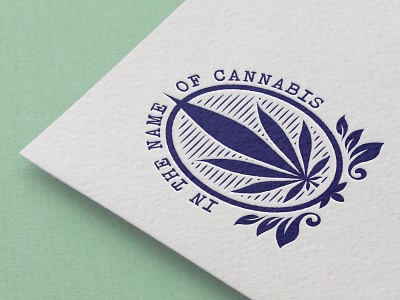 Logo X In The Name Of Cannabis