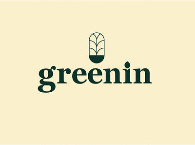 Greenin - Brand Identity brand design branding design fibonacci golden ratio illustration illustrator logo minimal type vector