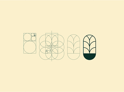Greenin - Brand Identity brand design branding design fibonacci golden ratio illustration logo minimal typography vector