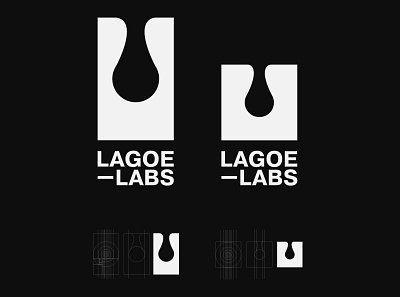 Lagoe Labs brand design branding design golden ratio illustration illustrator logo minimal type vector