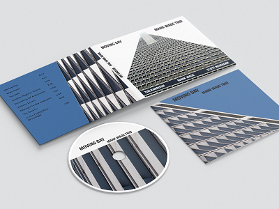 Album design: "Moving Day" by the Mark Wade Trio album art cd packaging design package design print