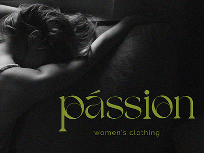 PASSION Women's clothes | brand identity animation branding graphic design logo motion graphics