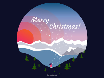 Merry Christmas To You! graphic design illustration merry xmas vector