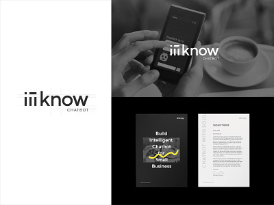 Branding of iiiKnow Chatbot branding logo