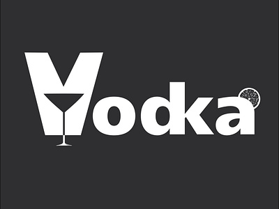 Vodka Brand Logo branding design designer icon illustration instagram logo logodesign logotype minimal typography ui uiux
