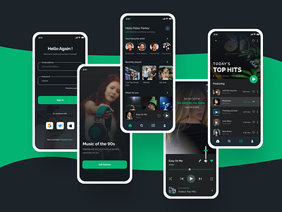 Spotify App - UI/UX Redesign
