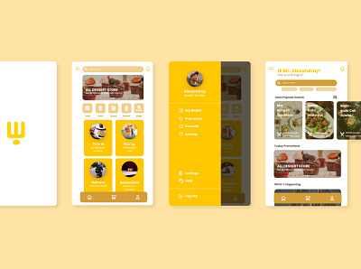 WENAK! Indonesian Culinary Application for Tourist application food ui uidesign