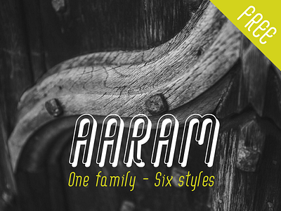 Aaram Free Font elegant font fonts free free font freebie handmade typeface typography