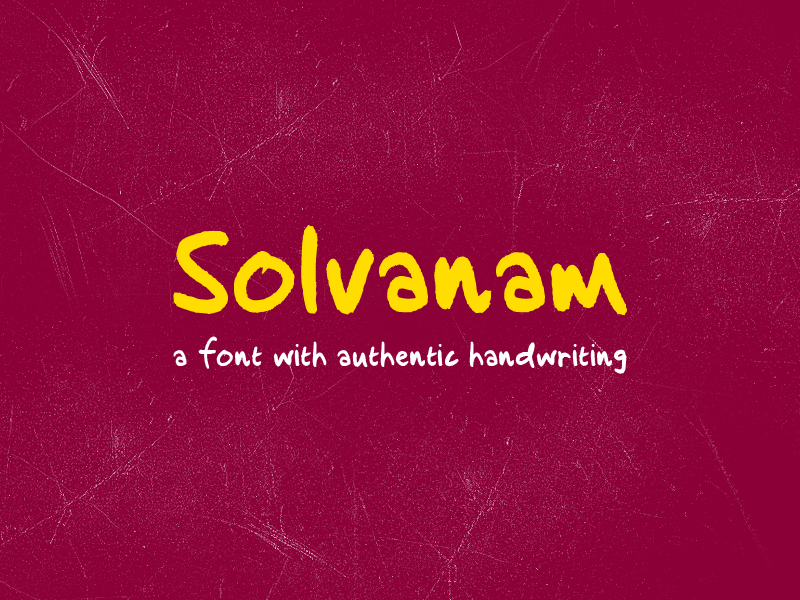 Solvanam Font font typeface handwriting lettering comic elegant simple sans serif invitation wedding poster display