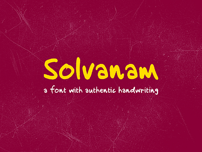 Solvanam Font comic display elegant font handwriting invitation lettering poster sans serif simple typeface wedding