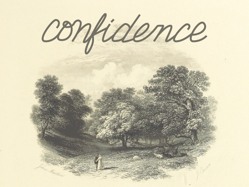 Confidence - Hand Lettering lettering hand lettering practice script line draw free hand