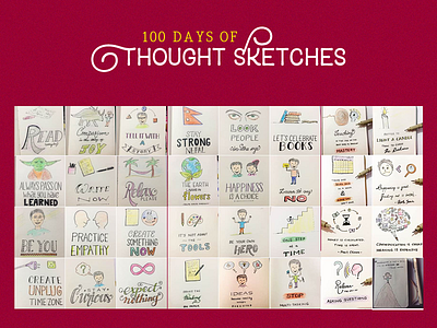 100 Days of Thought Sketches