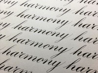 Calligraphy calligraphy copperplate