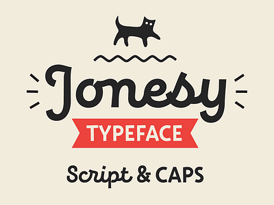 Jonesy Typeface cyrillic font script type typography