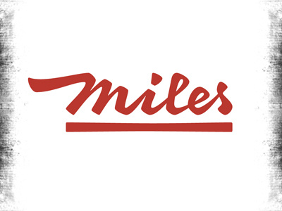 Miles Logo lettering logo