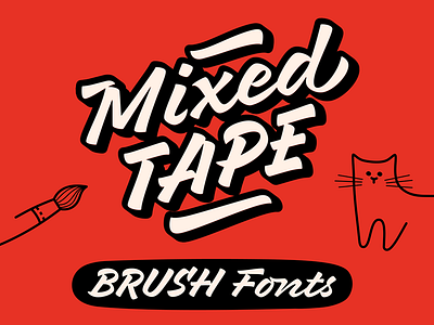 Mixed Tape Font Family