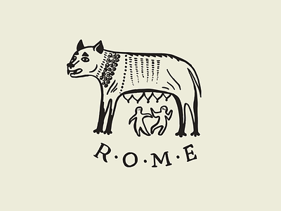 Rome! handlettering illustration lettering print t-shirt