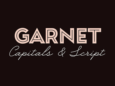 Garnet Font Family typedesign