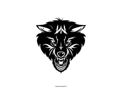 Werewolf design illustration kualalumpur logo malaysia patch vector werewolf