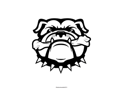 Beware of Bulldog! design illustration kualalumpur malaysia vector