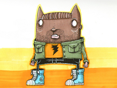 Battery Boy design illustration ui ulisescostilla ux