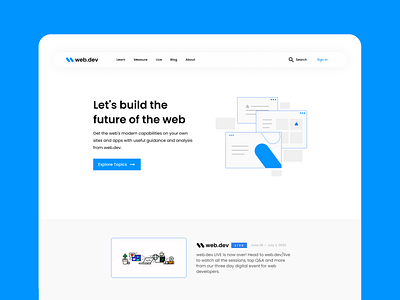 web dev redesign