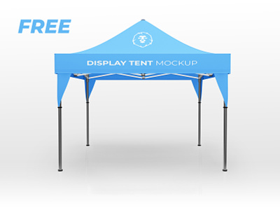 FREE DISPLAY TENT MOCKUP V2 awning best business canopy design display exibition fold frame garden gazebo leisure marquee mockup new outdoor outside party pattern pavilion