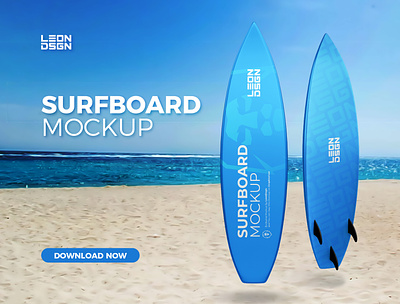 SURFBOARD MOCKUP art best seller board board mockup cool design glossy glossy surfboard new smart layers smart objects sport surf surfboard surfing